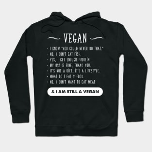 Vegan and I am still vegan Hoodie